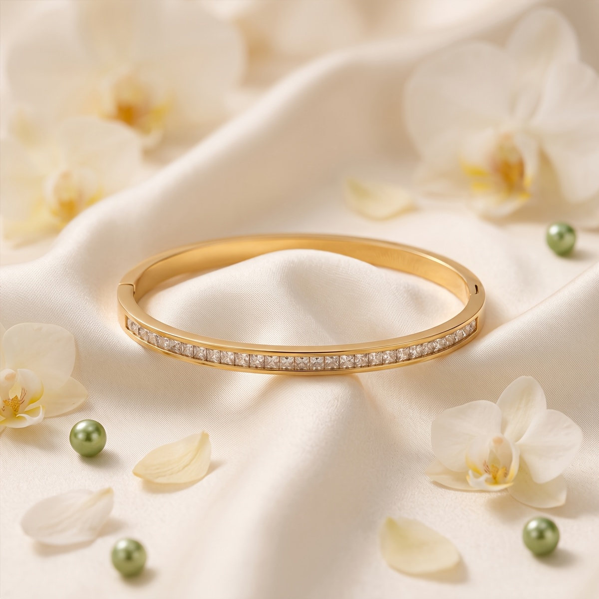3pc French Romantic Style Bangle Set